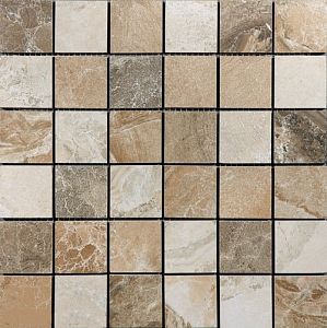 Мозаика Mosaico Dolomite Multicolor (5x5) 30x30 фото