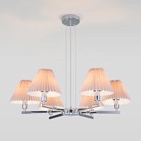 Подвесная люстра Eurosvet 60136/6 хром/серый фото