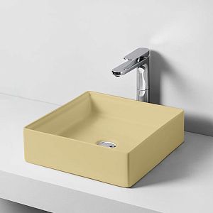 Artceram Scalino Раковина 38x38 см, без отв,, накладная, цвет: giallo zinco фото
