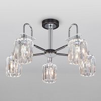 Люстра на штанге Eurosvet 70090/5 графит фото