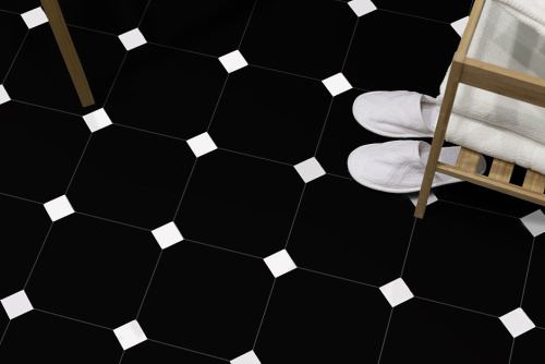 Керамогранит Octo Element Negro P 25x25 фото 2