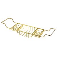 Полка-решетка Migliore Complementi на ванну, золото 22003 фото