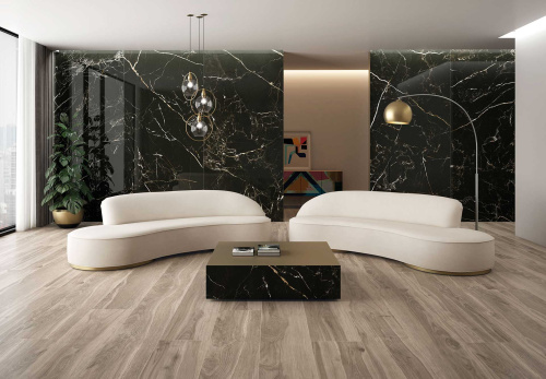 Керамогранит TAU Ceramica Portloren Black Matt 120x280 фото 2
