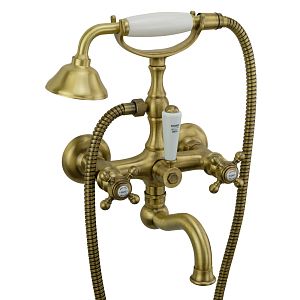 Смеситель для ванны Migliore Arcadia внешний с поворотным изливом, бронза 18378 фото