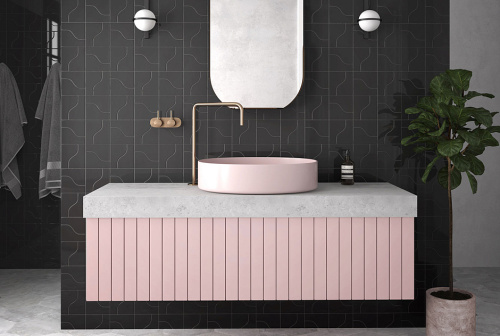 Плитка Equipe Curve 28849 Black Gloss 8,3x12 фото 2