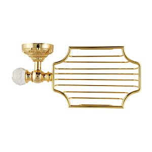 Решетка-корзинка Migliore Cristalia настенная, золото/Swarovski 16845 фото