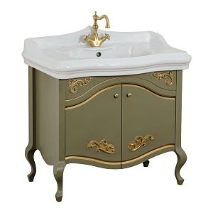 База Migliore Impero L87xH74xP52 см для раковины 90 см, 2 двери, цвет: Olivia 25984 фото