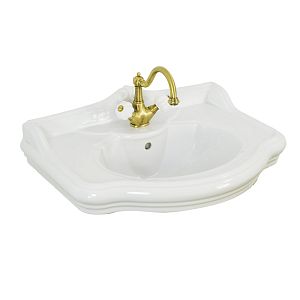 Раковина тюльпана Migliore Impero 73 см, белая керамика 27778 фото