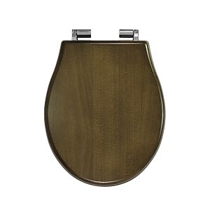 Крышка/сиденье унитазa Migliore Impero, с системой Microlift, цвет Noce /хром 20826 фото