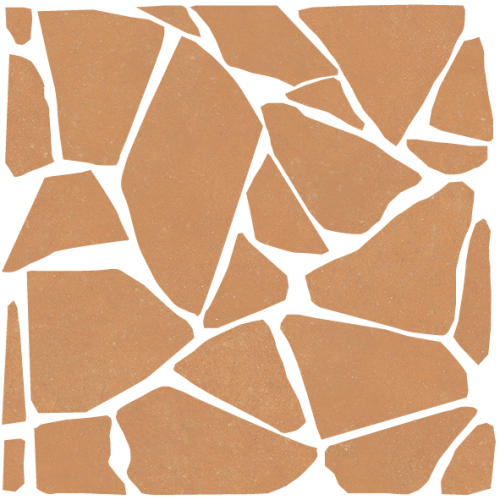 Керамогранит мозаика 41ZERO42 Nok 4101230 Crock Mosaic Terra 40х40