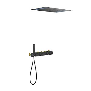 Душевая система встроенная с термостатом Timo Petruma SX-5229/03SM черный фото