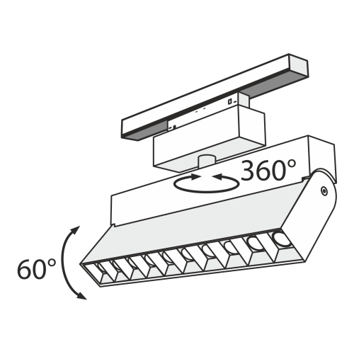 Трековый светильник Maytoni Technical TR015-2-20W3K-B фото 4