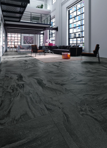 QUA Granite Cipollino Nero 120x60 серый матовая фото 2