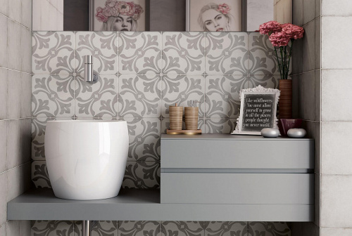 Керамогранит 24419 Art Nouveau La Rambla Grey 20х20 фото 2