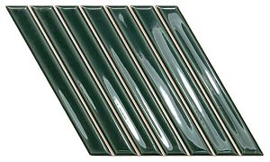 Керамическая плитка WOW Spike Bars 135016 A Royal Green Gloss 15x25,9 фото