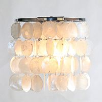 Бра Eurosvet 60084/2 хром/перламутр фото