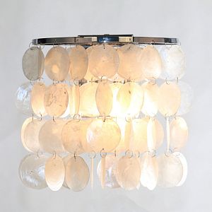 Бра Eurosvet 60084/2 хром/перламутр фото