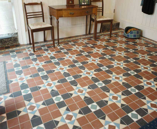 Керамогранит TopCer Victorian Designs L4413-1Ch Turquoise - Loose 10х10 фото 2