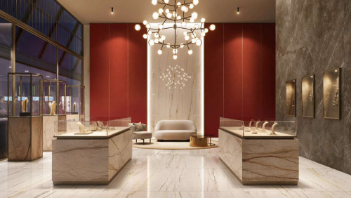 Керамогранит Italon Stellaris 610015000685 Carrara Ivory Lux 80х160 фото 2