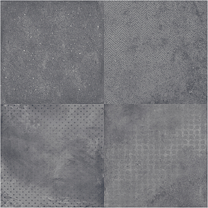 Керамогранит Ocean-Ceramic Magnus Graphite Decor 60x60 фото