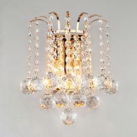 Бра Eurosvet 3299/2 золото/прозрачный хрусталь Strotskis фото