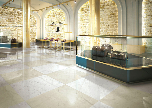 Глазурованный керамогранит Casalgrande Padana Marmoker 2464623 Bardiglio Bianco Lucido 59x118 фото 2