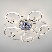 Накладная люстра Eurosvet 90129/5 хром фото