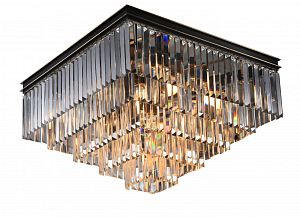 Накладная люстра Newport 31112/PL black+gold фото