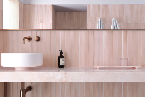 Керамическая плитка Equipe Massimo Pink Sand 31572 5х40 фото 2