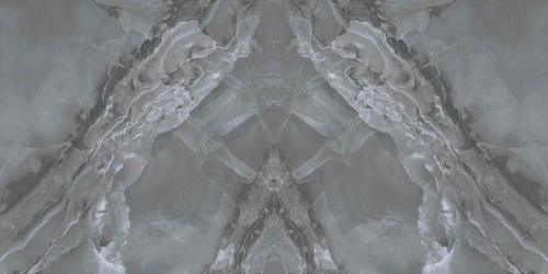 Керамогранит Marea Dark Grey Book Match Parlak Nano 120x240