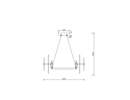 Подвесной светильник Freya FR5172PL-06BS фото 2