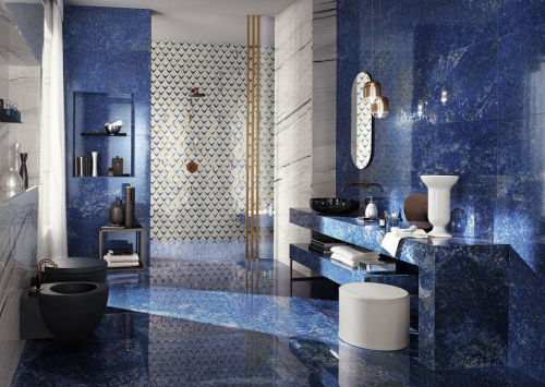 Керамогранит A7FQ Marvel Ultramarine Lappato 2PZ 75x150 фото 2