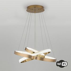 Подвесная люстра Eurosvet 90276/3 медный Smart фото