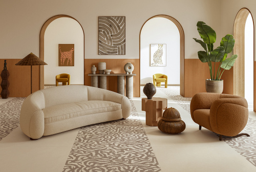 Керамогранит 41ZERO42 Nok 4101188 Snake Ivory 120х120 фото 2