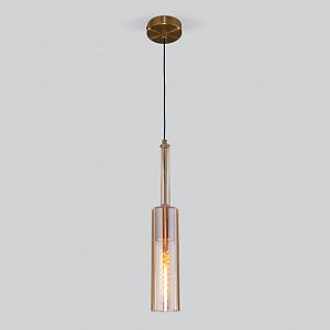 Подвесной светильник Eurosvet 50226/1 янтарный фото