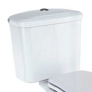 Бачок моноблока Migliore Bella с отверстий для кнопки слива, белая керамика 20609 фото