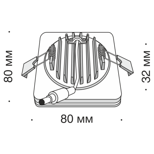 Встраиваемый светильник Maytoni Technical DL303-L7W4K фото 7