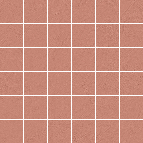 Italon Керамический гранит Surface Мозаика Scarlet 30x30 патинированный