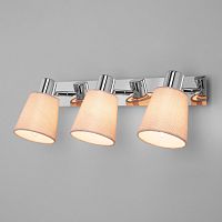 Спот Eurosvet 20080/3 хром/бежевый фото