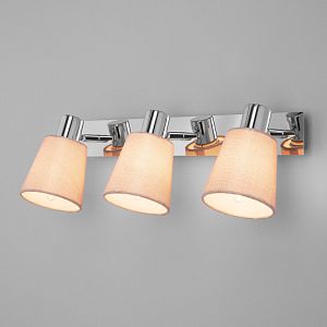 Спот Eurosvet 20080/3 хром/бежевый фото