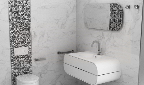 Керамогранит Porcelanosa 100291740 P19814151 Marmol Carrara Blanco 33.3x100 фото 2
