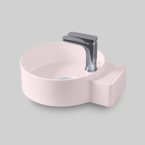 Artceram Cartesio Раковина 44х36 см, без отв,, накладная, цвет: розовый