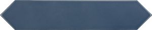 Equipe Arrow Настенная керамическая плитка Blue Velvet 5x25 глазурованный глянцевый фото