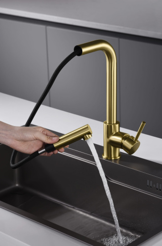 Выдвижной смеситель для раковины IMEX GCE006/OC фото 2