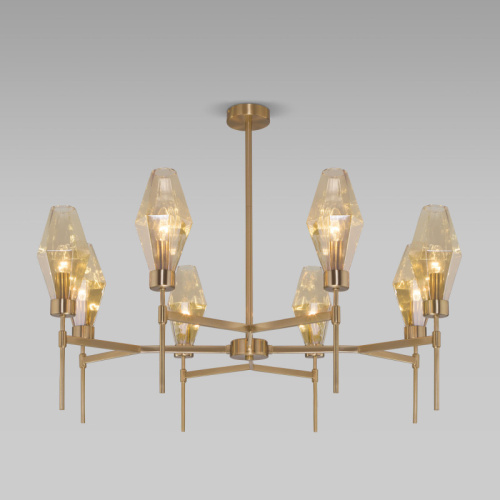Люстра на штанге Eurosvet 60143/8 латунь