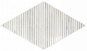 Керамическая плитка Equipe Rhombus 22755 Bambu B&W 15.2х26.3 фото