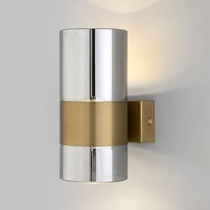 Бра Eurosvet 40021/1 LED латунь/дымчатый фото