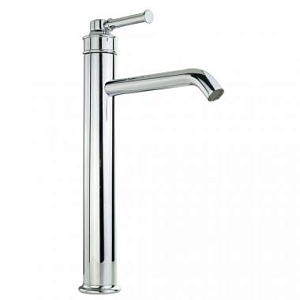 Смеситель для раковины Migliore Ermitage Mini монокомандный высокий, ручка сверху латунь, дон.клапан "click-clac", хром 31419 фото