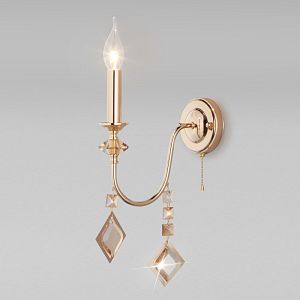 Бра Eurosvet 10120/1 золото/тонированный хрусталь Strotskis (10110/1) фото