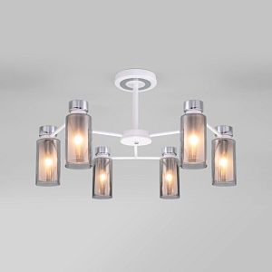 Люстра на штанге Eurosvet 70115/6 белый фото